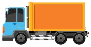 cargo container truck